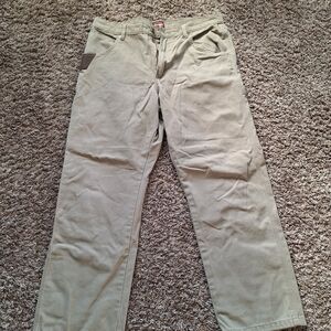 Wrangler Workwear Carpenter Pants — Khaki/Tan, W 36 L 30